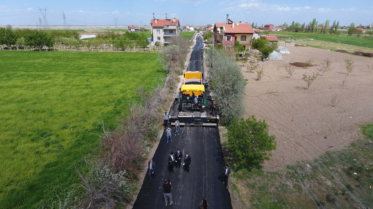 1008 Noktada Sıcak Asfalt Serimi